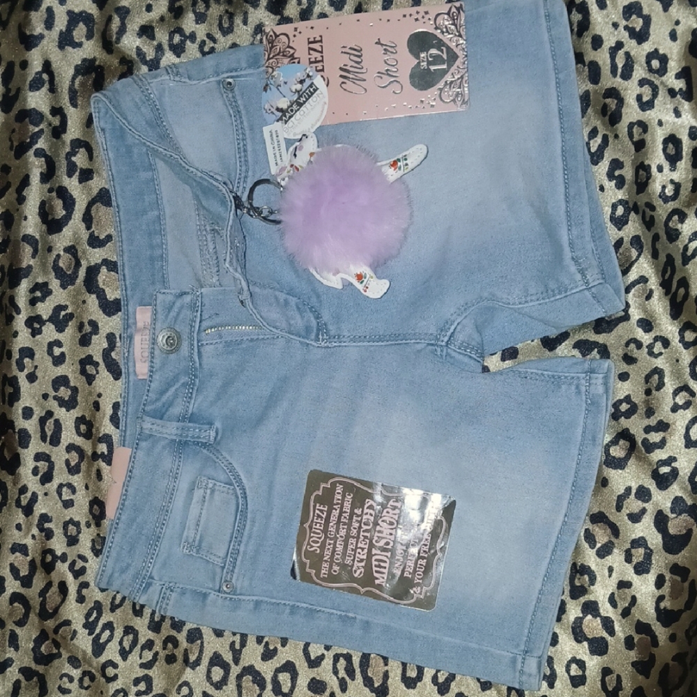 Squeeze Light Blue Kids Shorts